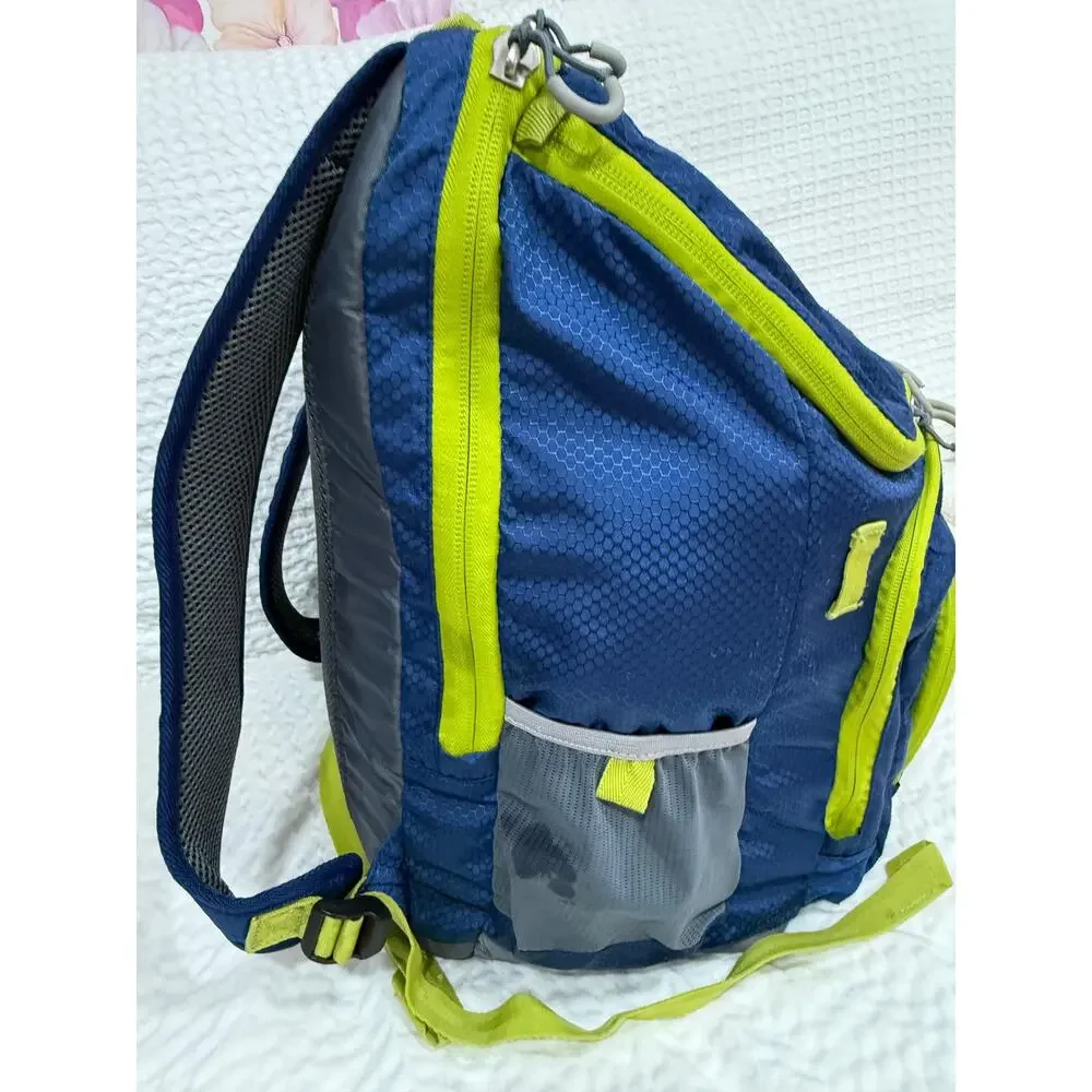 Embark Backpack Laptop School Travel Hiking Navy Lime Multi Pocket Target 18in L